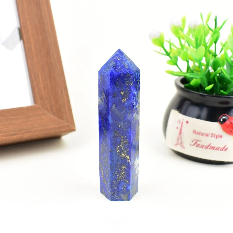 

Натуральный лазуритовый обелиск для дома