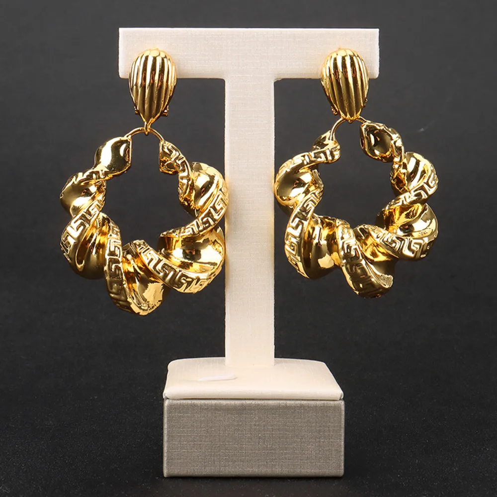 

Fashion Jewelry Earrings For Women Gold Plated Drop Dangle Earrings Luxury Wedding Earrings For Engagement Jewelry Gifts