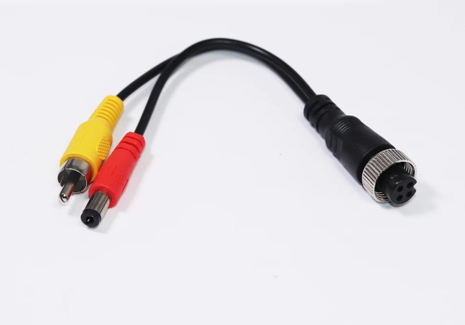 Фото GAYINTT 4Pin Aviation Head Male/Female to RCA AV/Female DC Multiple Cable Plug Adapter Converter For Car Rear Camera Monitor №4