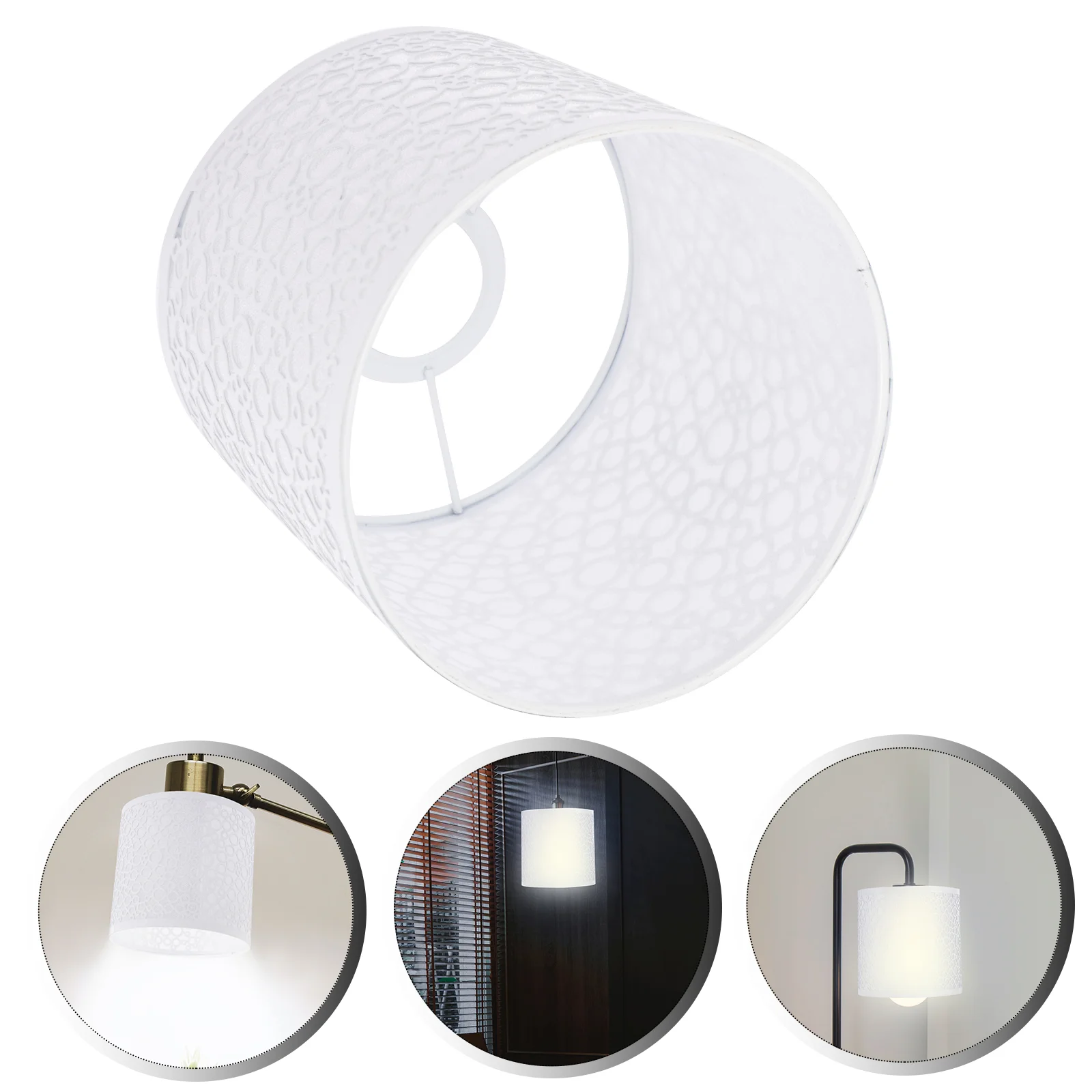 

Lamp Shade Lampshade Light Shades Chandelier Cover Pendant Metal Floorwall Table Ceiling Rattan Replacement Bell Shadowdrum Cage