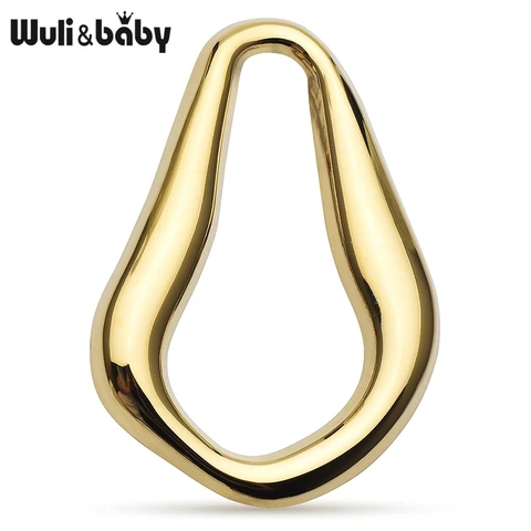 Wuli&baby броши из нержавеющей стали