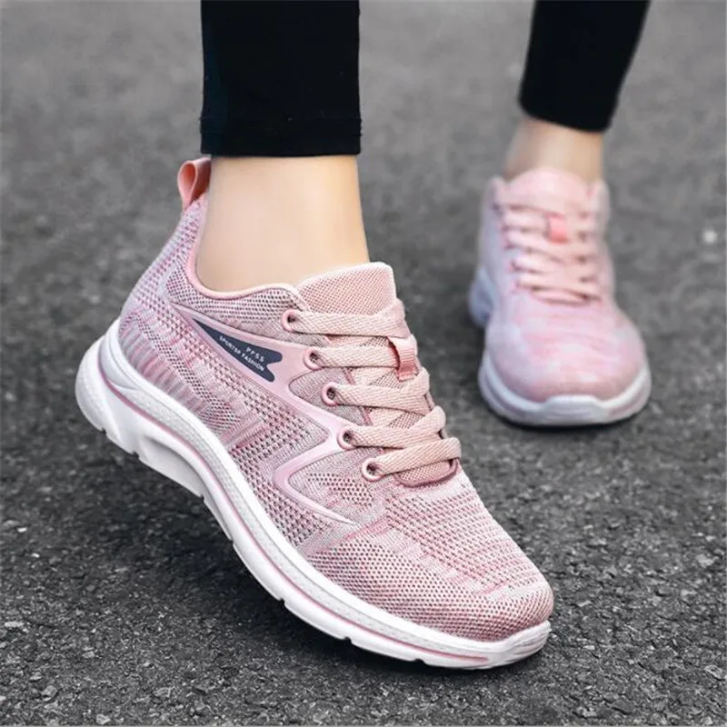 

2022 Spring New Women's Shoes Breathable Soft Bottom Running Shoes Women's Casual Shoes Couple Sports Shoes Size 35-44