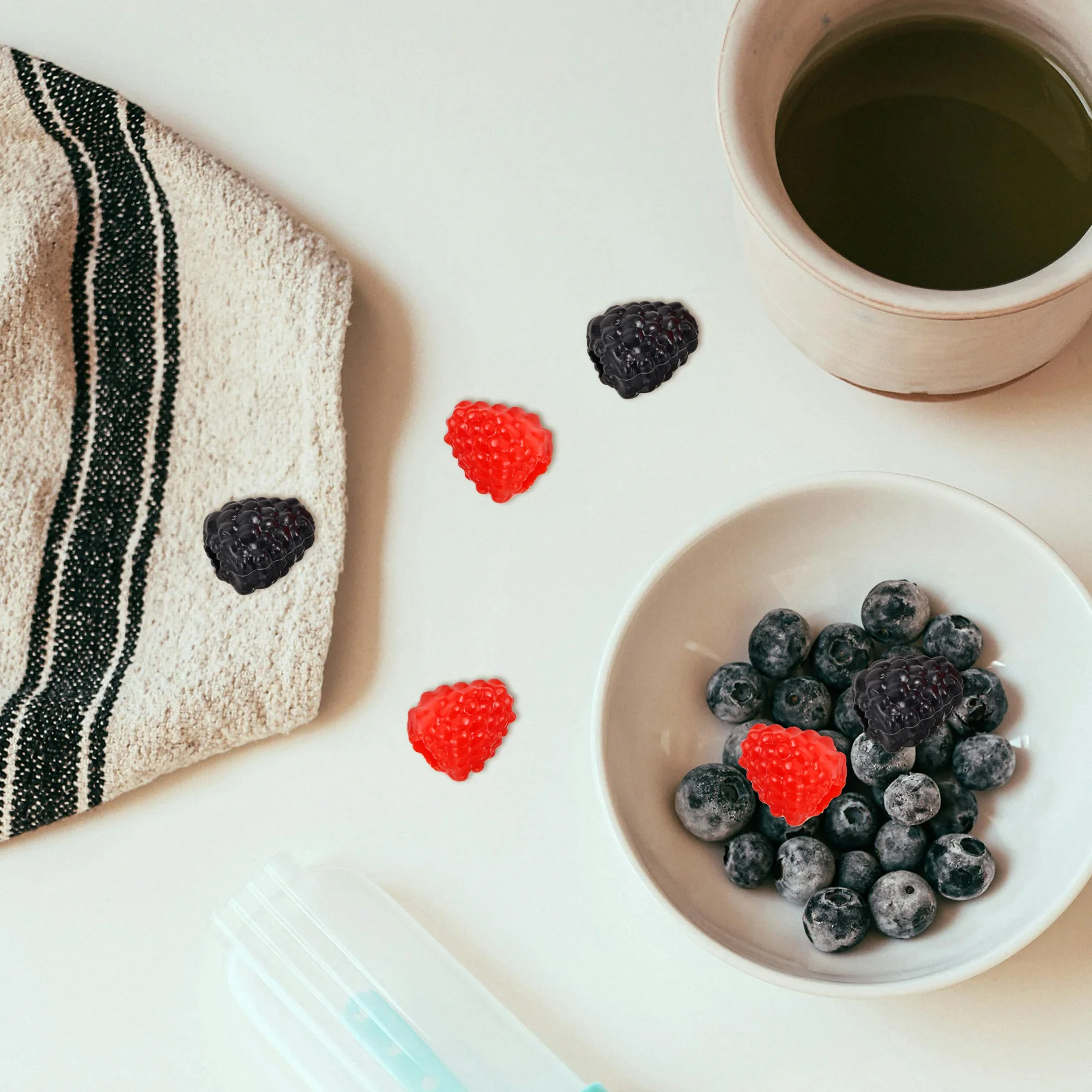 40 шт. украшения для дома черничный дисплей малышей модели фруктов мягкий ПВХ