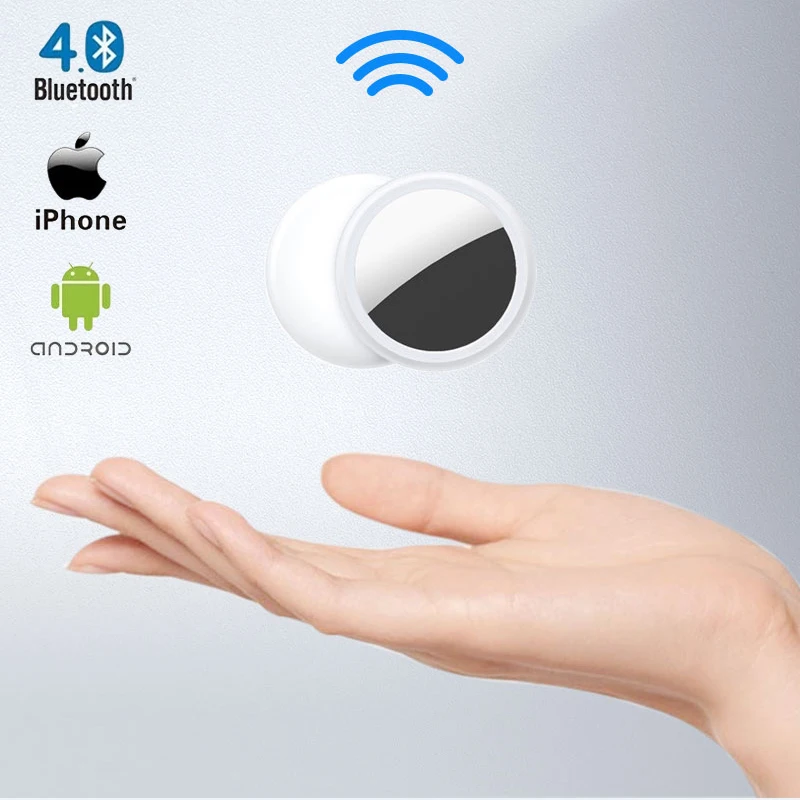 Mini GPS Tracker Bluetooth 4.0 IOS/Android Compatible Smart Locator for AirTag Anti-Lost Device Keys Pet Kids Finder for Apple
