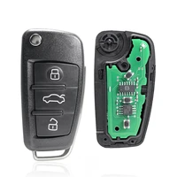 315mhz 3 buttons car remote key with id48 chip 8e0837220l replacement automobile keys for audi a2 a3 s3 a4 s4 avant 2005 2008