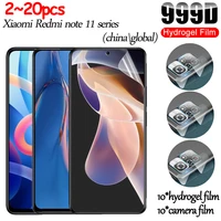 220 pcs protective film hydrogel for xiaomi redmi note 11s 5g protection ecran for xaomie redminote 11 pro plus 5g accessories note11 pro 4g hidrogel screen protector camera protege not tempered glass