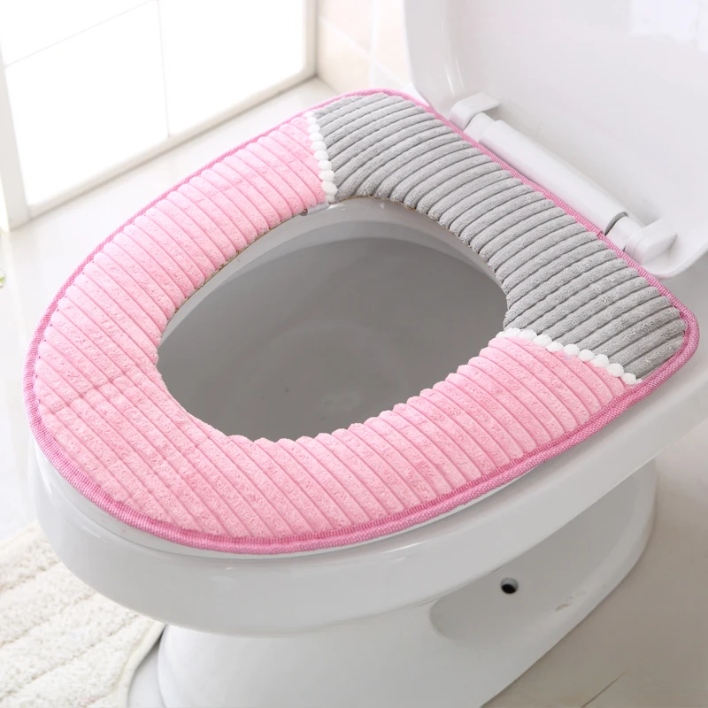 Чехол на сиденье унитаза всесезонный универсальный приятный для кожи аксессуары