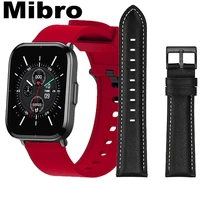 silicone strap for mibro color lite air bracelet leather watchband