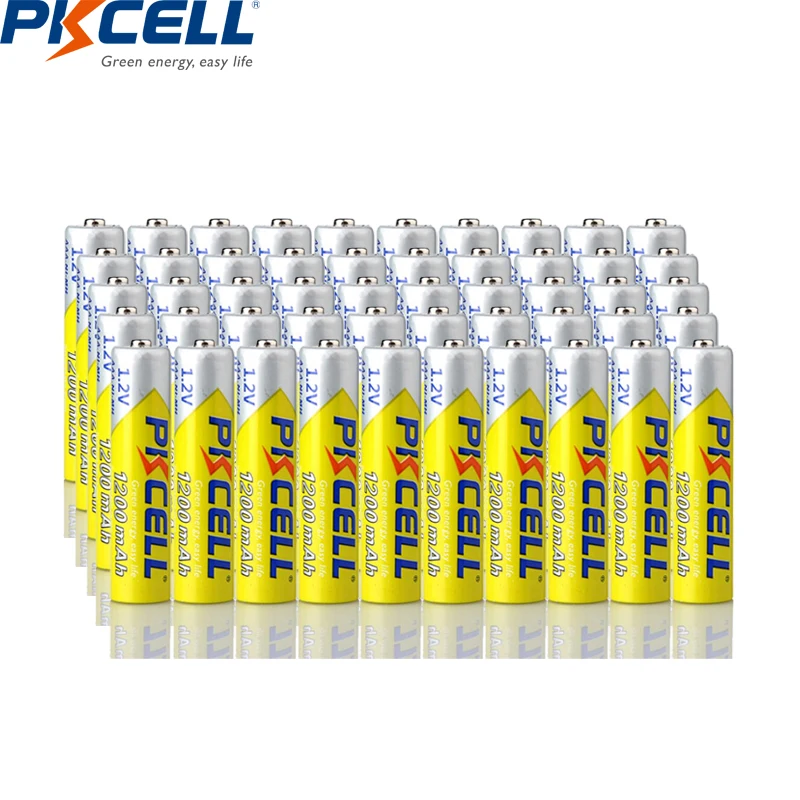 

Аккумуляторы PKCELL ААА, 1,2 в, 1200 мА · ч + 15 шт.