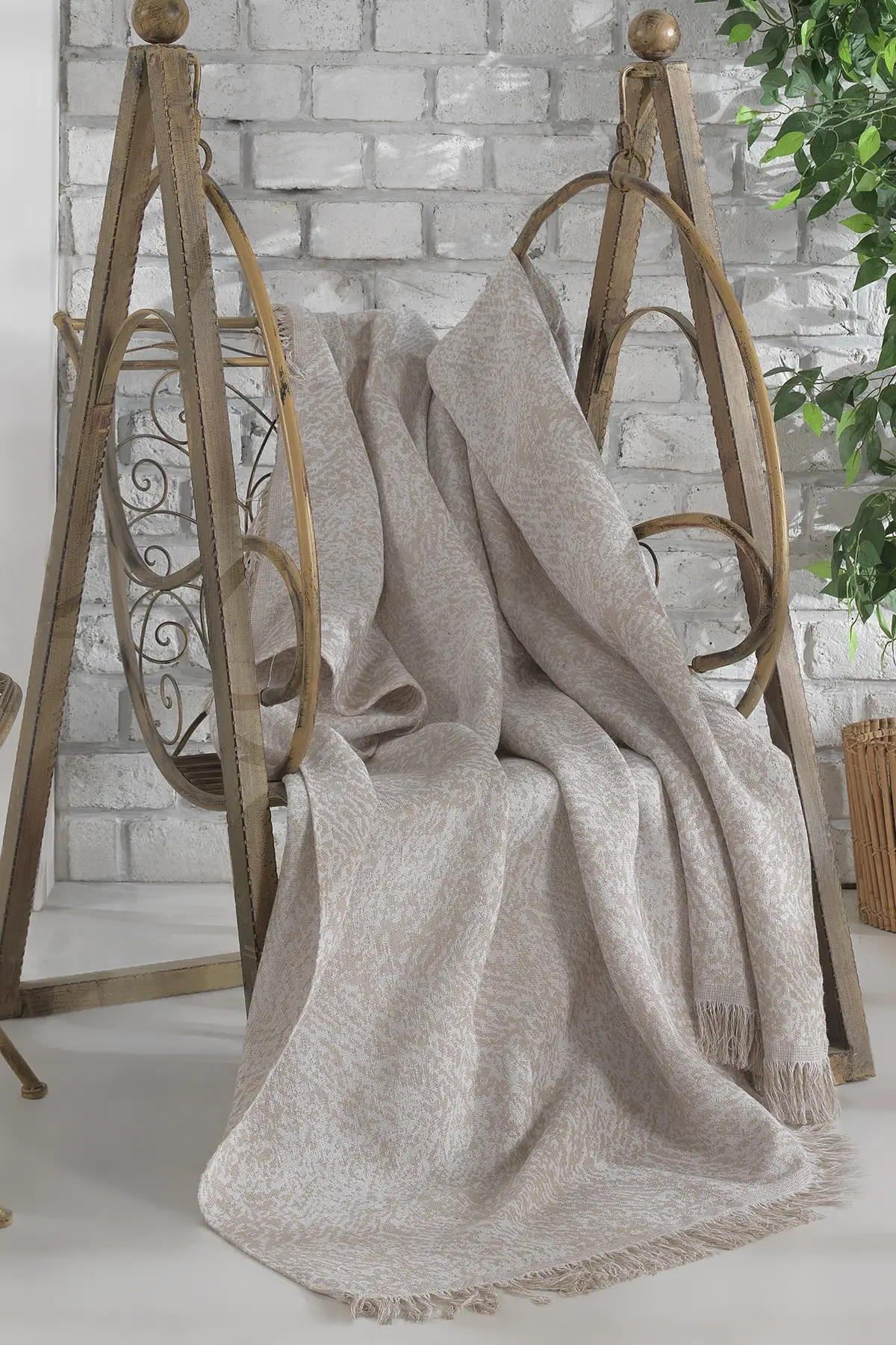 

Beige Tiger 100 cotton seat cover for living room textile home & furniture