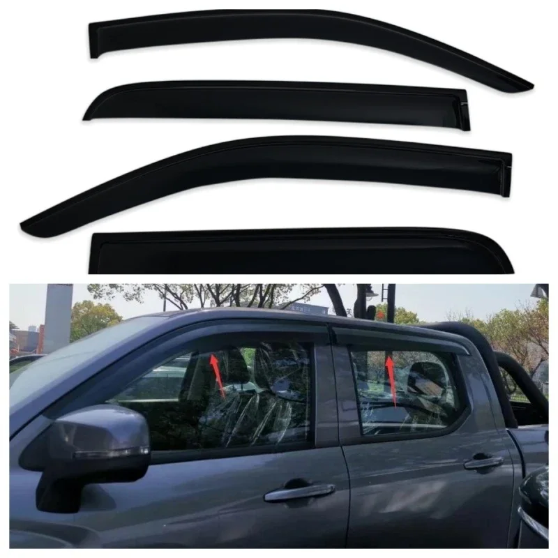 Для GWM Poer Ute Cannon Pao Power 2019 2020 2021 2022 2023 автомобильный ветрозащитный козырек от солнца