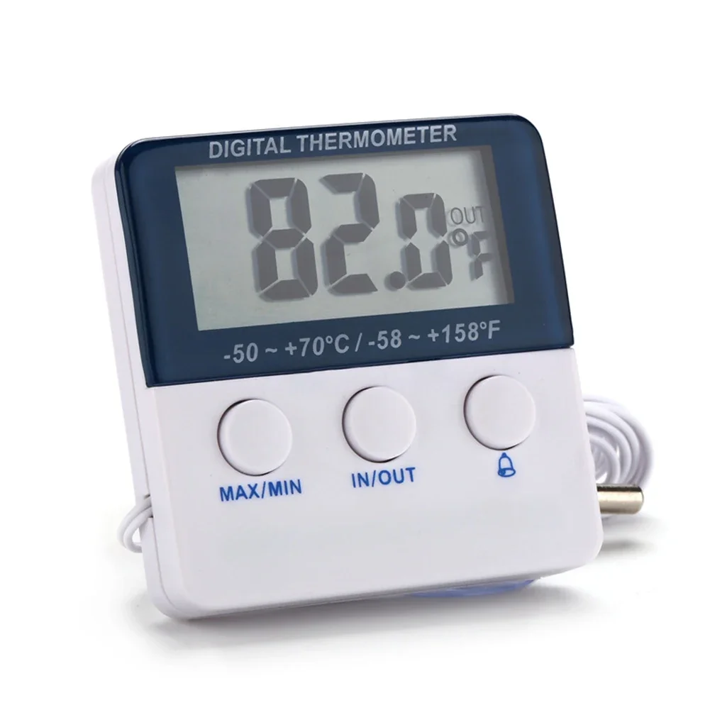 Цифровой термометр для холодильника с сигнализацией управления и максимальной