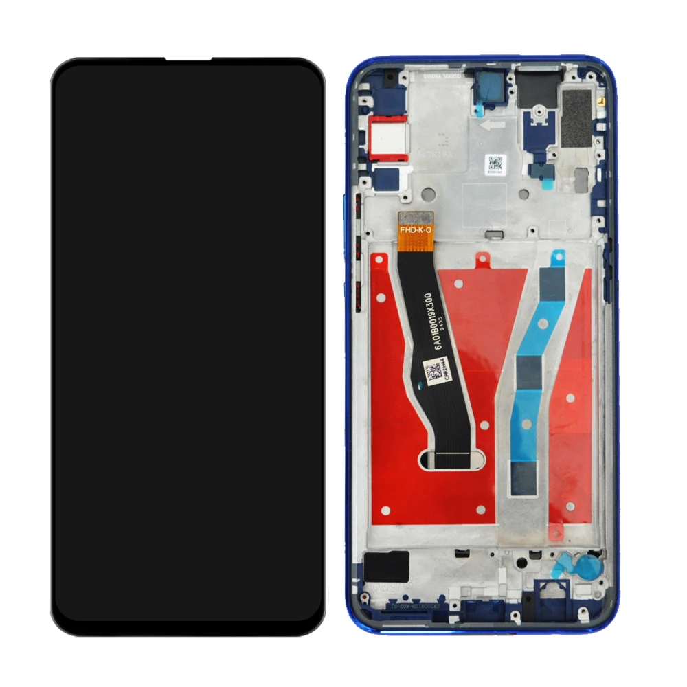 

Оригинальный сенсорный ЖК-дисплей 6,59 ''для Huawei Honor 9X Global Premium, 10 дюймов, дигитайзер сенсорного экрана в сборе, рамка, зеркальный ЖК-дисплей