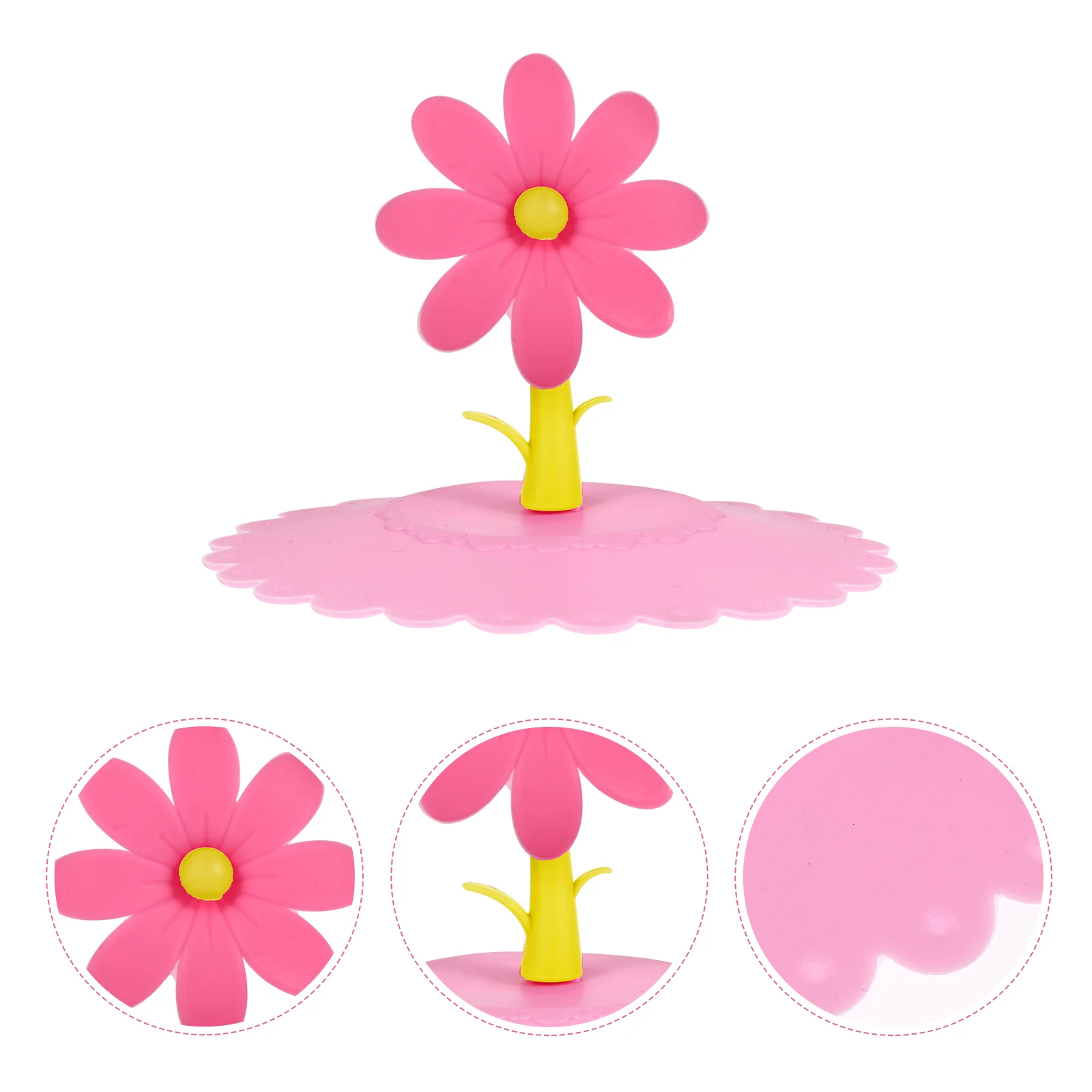 

Cup Silicone Mug Cover Lid Lids Coffee Drink Tea Covers Anti Hot Travel Clearkeep Seal Airtight Bowl Collapsible Suction