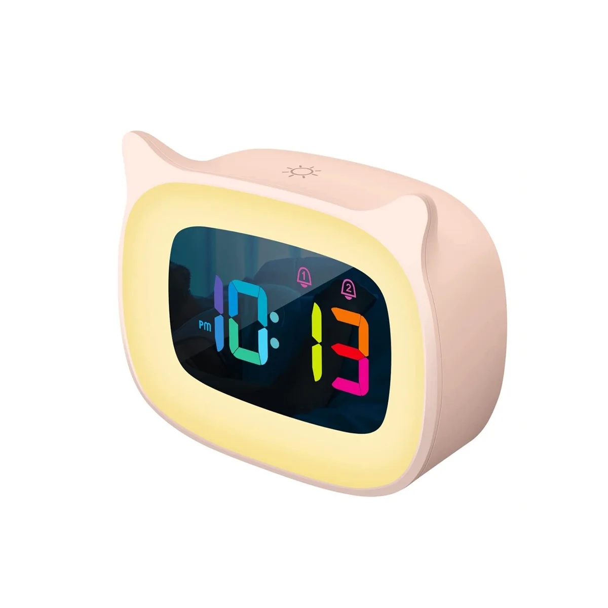 With Rgb 7 Color Night Light/dimmable,led Colorful Digital D