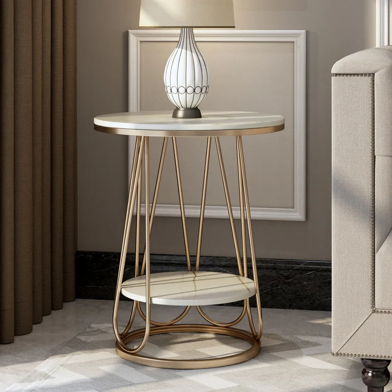 Прикроватный столик Простой Современный Железный Круглый прикроватный