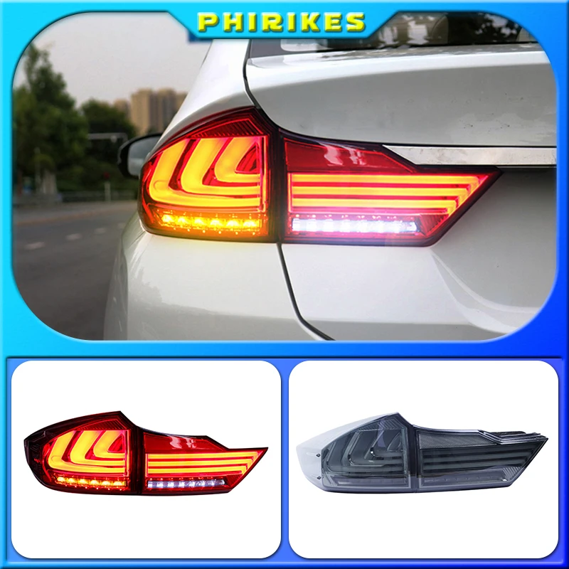 

Car Styling for honda city rear Lights 2015 2016 2017 led TailLight honda city Rear Lamp DRL+Brake+Park+Signal lights led