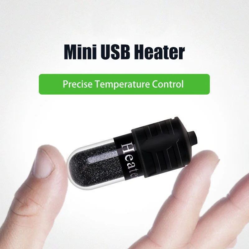 

Mini USB Heater Small Aquarium Fish Turtle Tank Low Voltage Heating Rod Rapid Temperature Rise Digital LED Electricheating Rods