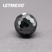 letmexc 4mm 10mm moissanite round lab diamond bead jewelry making multicolor shiny round ball loose bead jewelry diy accessories