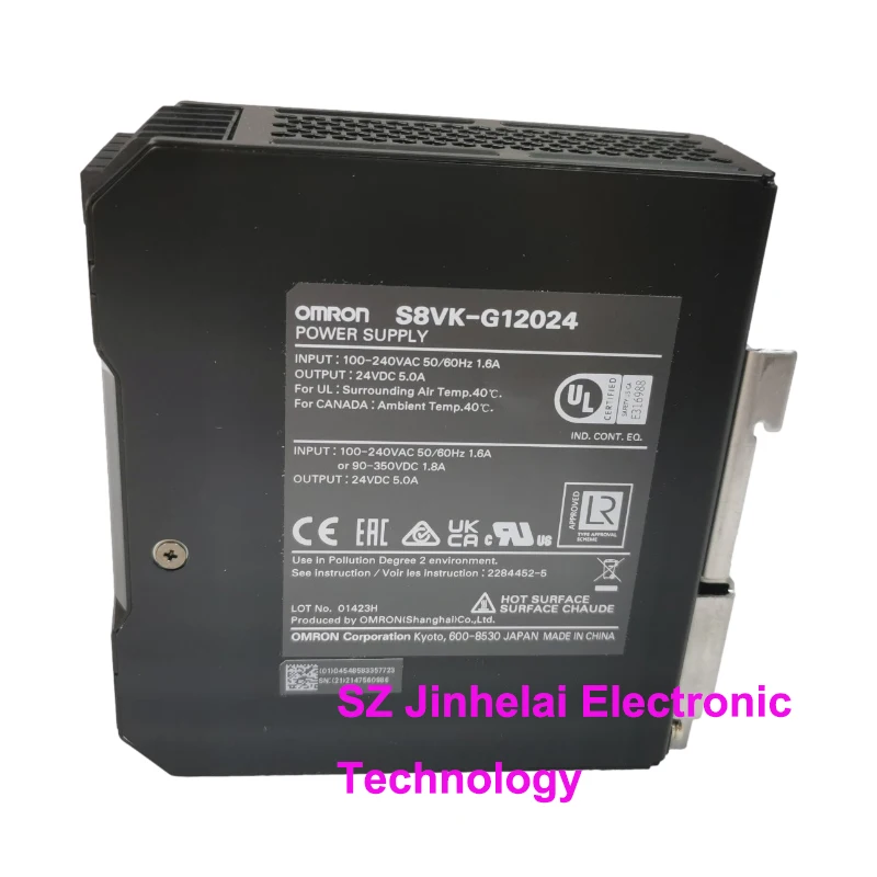 Блок питания Omron S8VK-C12024 G12024 T12024, новый и оригинальный, мощный, долговечный, 120 Вт, 24 В постоянного тока, 5.0 А, для установки на DIN-рейку (art.: 3920daa102f5e) - 3920daa102f5e