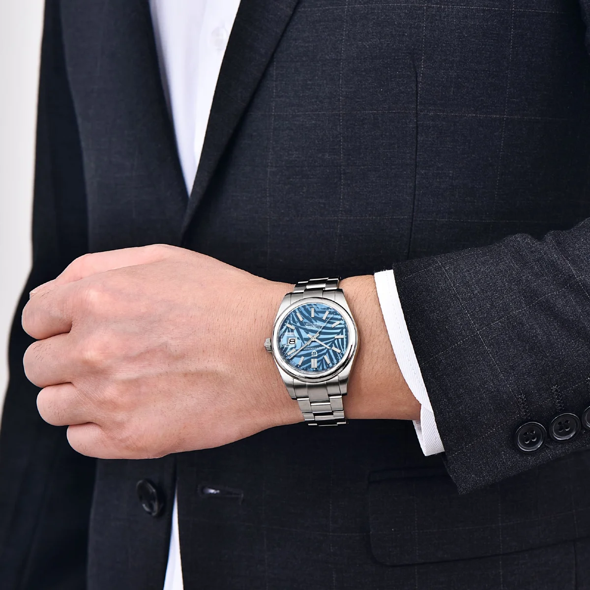 

PAGANI DESIGN 39MM Palm leaf Mechanical Wristwatch Luxury Automatic watch For men Sapphire mirror NH35A Clock Men's Watches