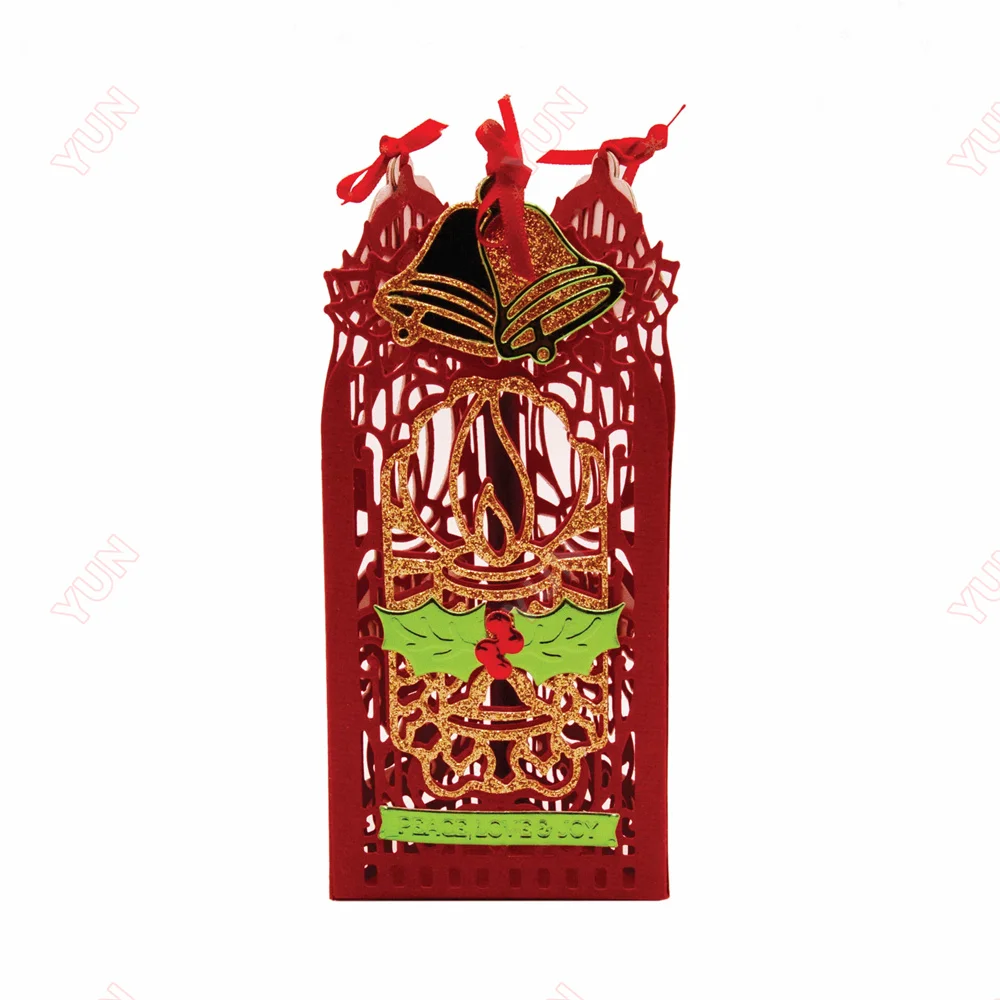 Новый праздничный набор штампов для вотивных держателей создания металлических