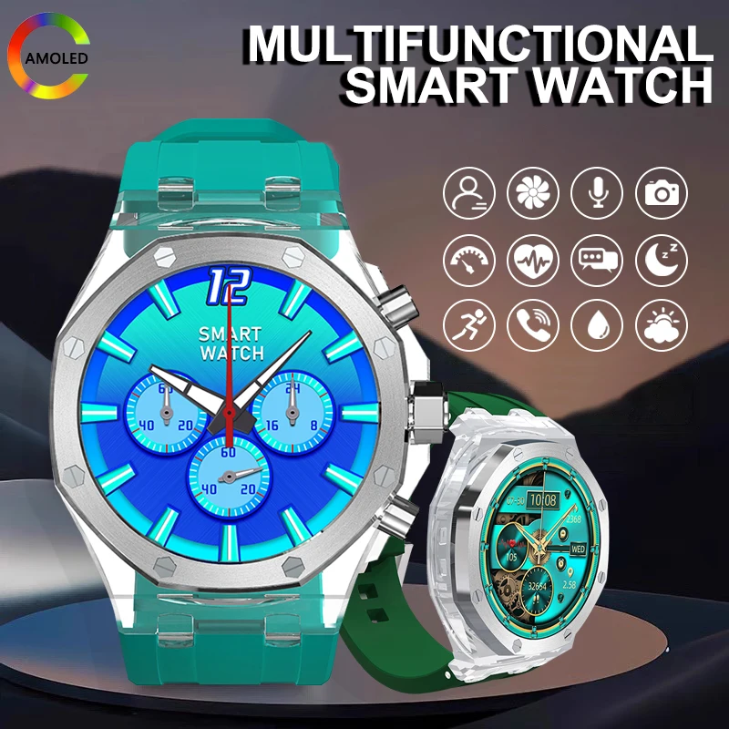 1 43-дюймовый AMOLED HD-экран фитнес-спортивный режим умные спортивные часы мониторинг