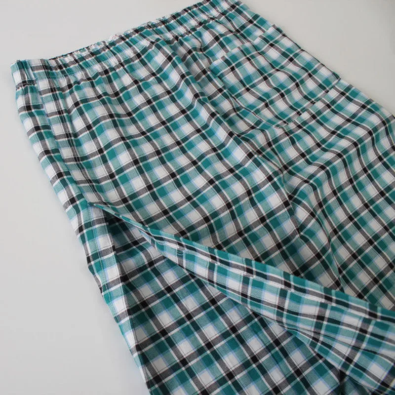 Men Cotton Underwear Sleep Bottoms Sexy Pajamas Male Bathrobe Sleepwear Kimono Casual Loose Home Wear