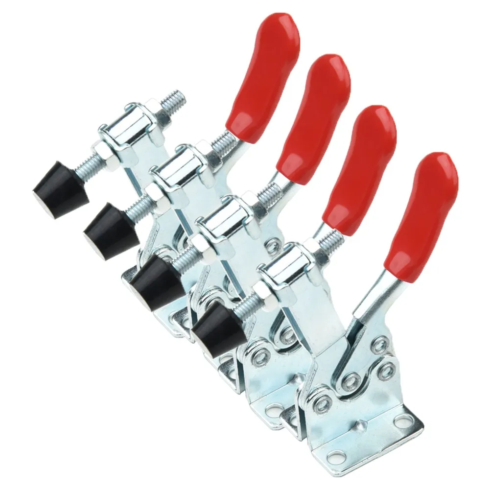 

Mold Quick clamps Welding Horizontal Supplies Toggle Workshop 4pcs Clip Fastener GH-201B Galvanized Iron Lever