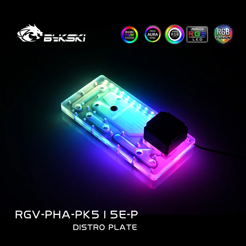 Размерная пластина Bykski RGV-PHA-PK515E-P для Phanteks PK515E корпус компьютера прозрачная