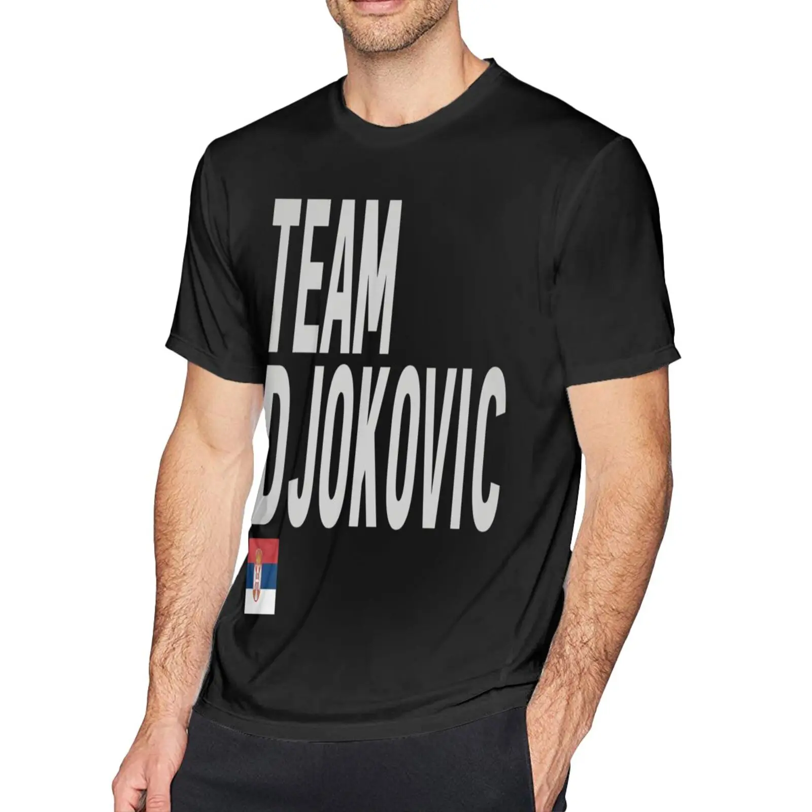 

Футболка мужская и женская в стиле аниме, командный Новак дjokovic Novak, рубашка в эстетическом стиле, одежда в стиле Харадзюку
