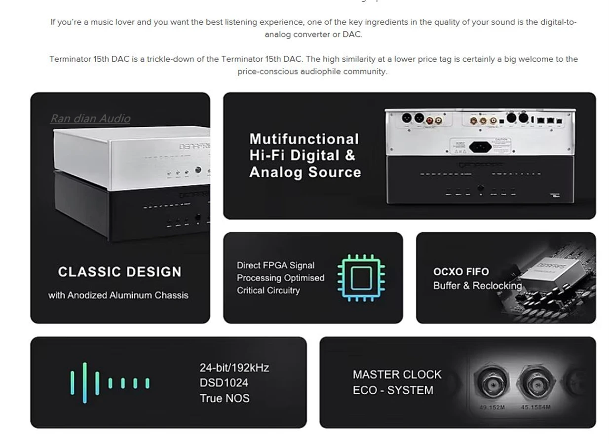 DENAFRIPS TERMINATOR 15TH R2R+DSD DAC