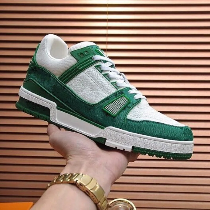 

2022 Designer Sneakers Trainer Running Shoe Sneaker Men Casual Shoes Fashion Low Top Shoe Platform Leather Rubber Sloe Eur 36-45