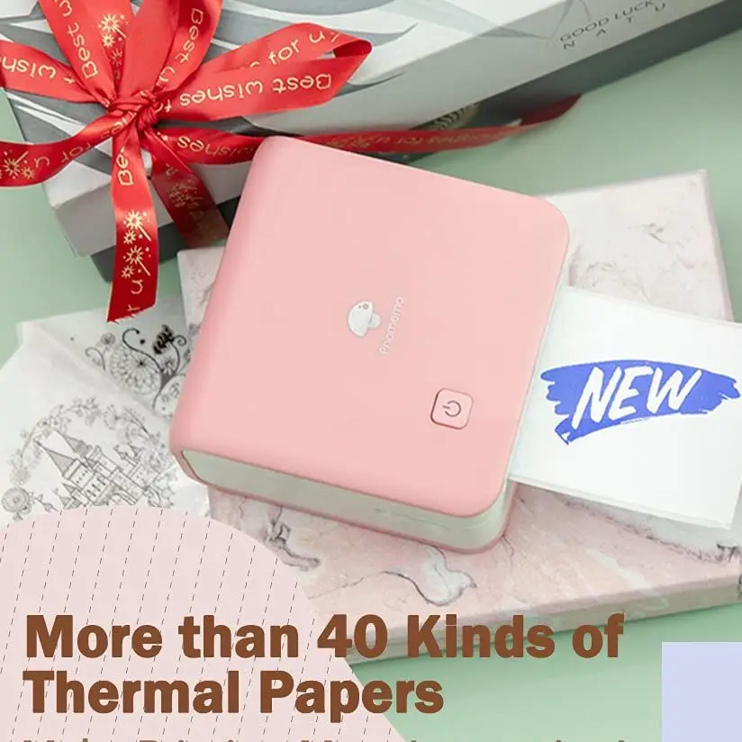 

Phomemo M02 PRO Portable Bluetooth 304dpi Thermal Photo and Lable Printer,for iPhone and Android Phones,Free APP,3 colors