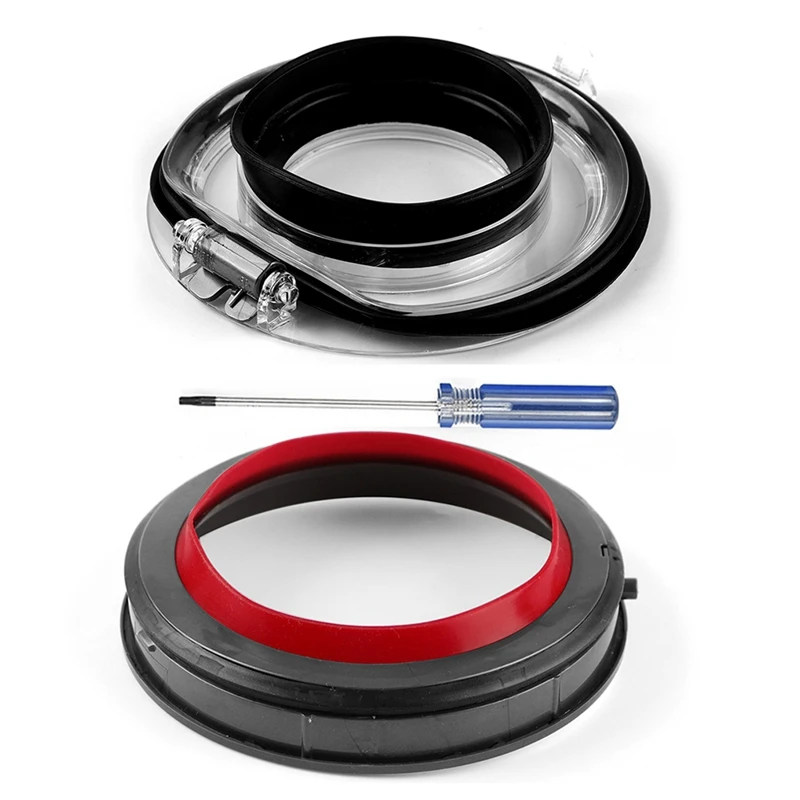 

Bin Lid Base Cap + Top Fixed Sealing Ring For Dyson V10 SV12 Vacuum Cleaner Canister Screwdriver Bin Base