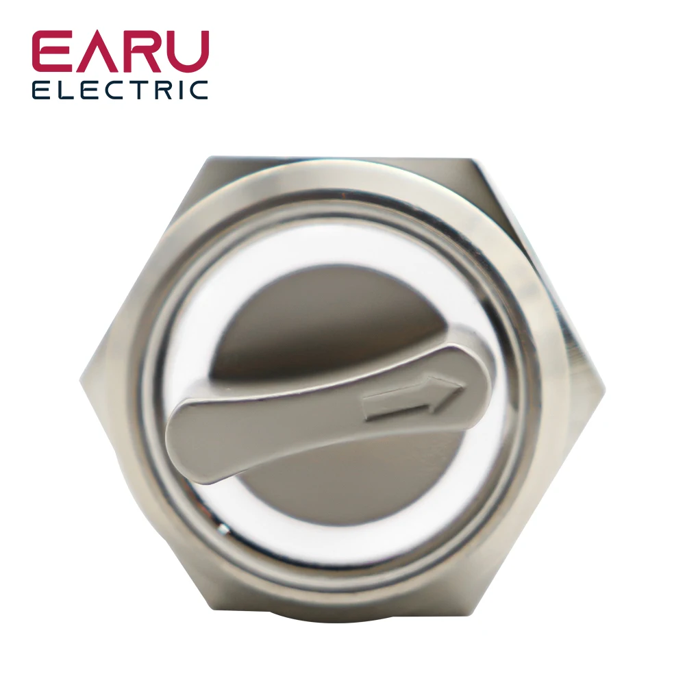 

Металлический поворотный переключатель EARUELECTRIC 22 мм 3 позиции 5В