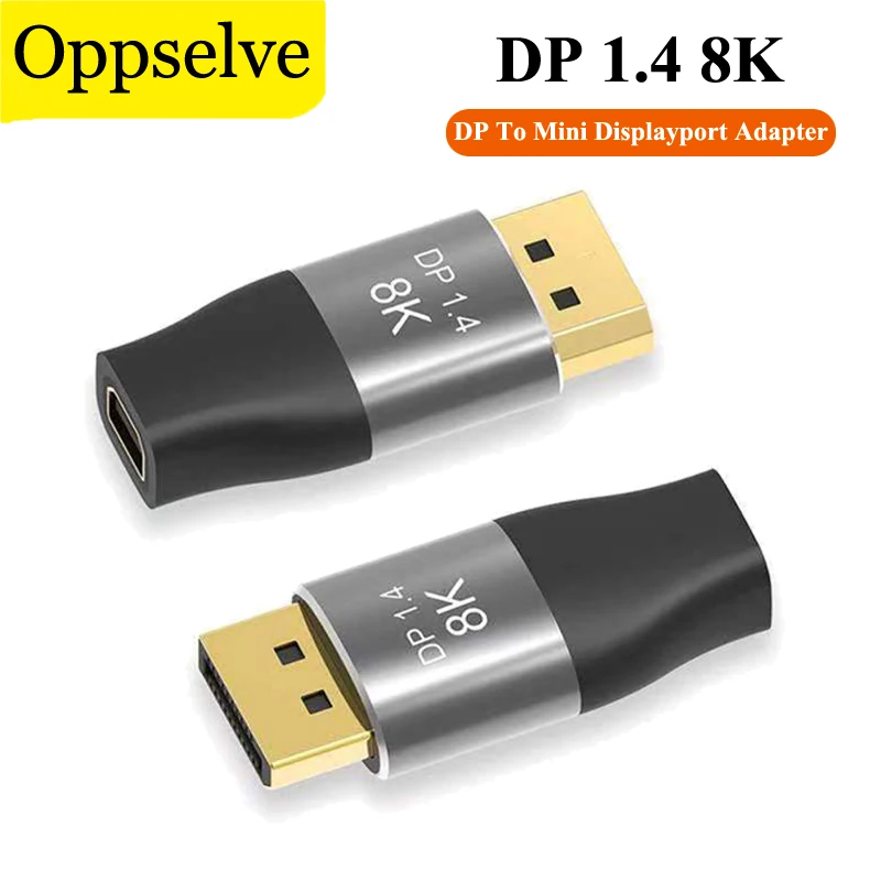 

Portable Mini DP To Displayport 1.4 Cable Adapter Converter 8K@60Hz 4K@144Hz DP Male To Female Extender For Macbook Pro iPod Air