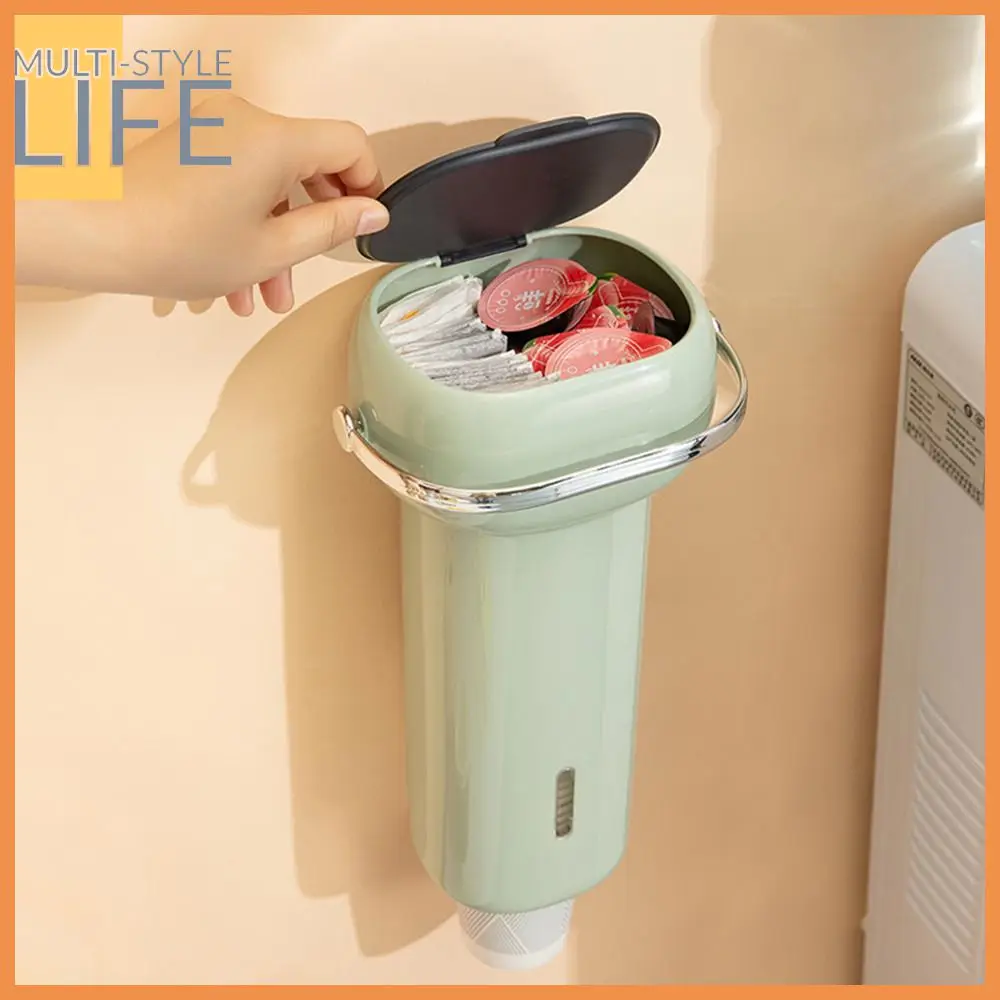 

Storage Rack Household Strong And Durable Newly Upgraded Acrylic Glue Automatic Cup Dropper Avoid Frequent Addition Dustproof