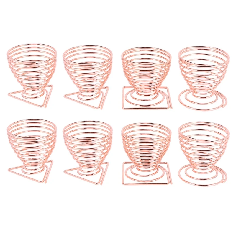 

Air Plant Overhead Planting Stand Flower Pot Plant Display Rack, Live Tropical Plants, 8 Pieces, Rose Gold