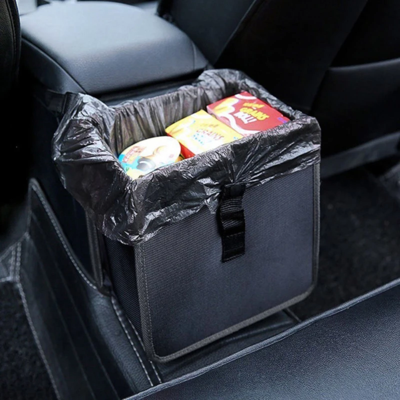

Car Trash Can Portable Box Hanging Trash Back Seat Storage Box Waterproof Trash Can Storage Box Car Interior Accessories
