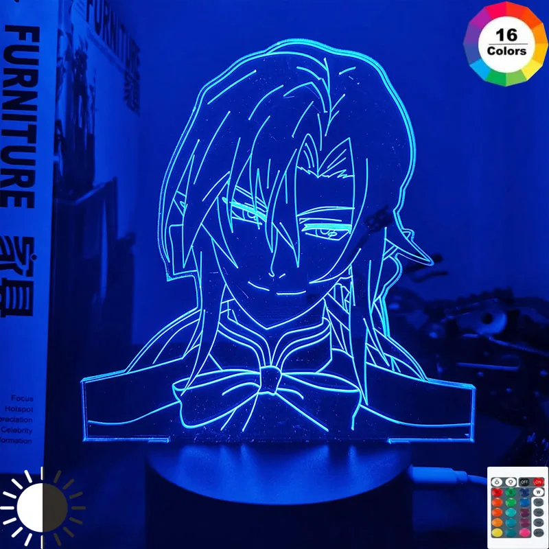 

Seraph of The End Led Light for Home Decoration Birthday Gift Manga 3D Night Lamp Ferid Bathory Seraph of The End