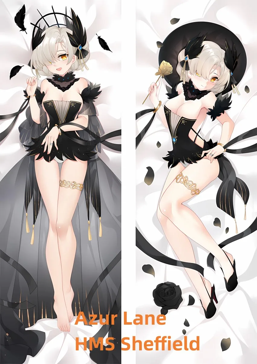 

Dakimakura Anime Pillow Case Azur Lane HMS Sheffield Double-sided Print Of Life-size Body Pillowcase Gifts Can be Customized