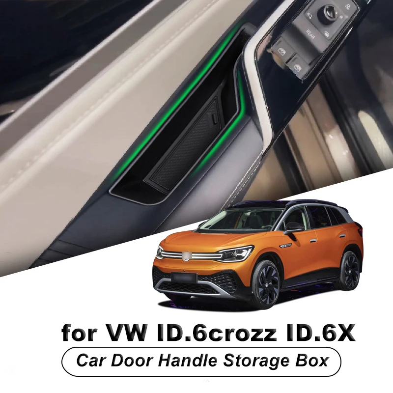 

Car Door Handle Storage Box Holder Tray Organizer for Volkswagen for VW ID.6 ID.6crozz ID.6X Auto Interior Accessories