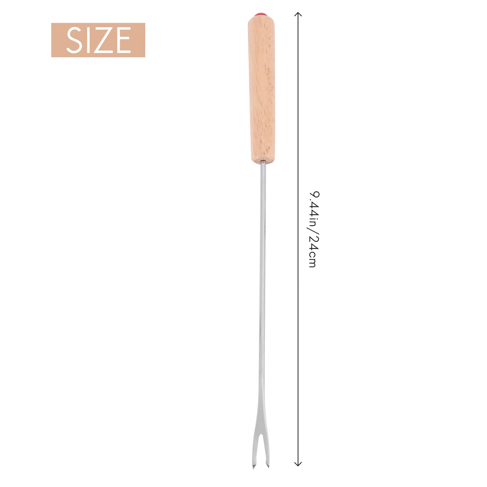 Вилки для фондю из нержавеющей стали с цветным кодированием шоколадного фонтана