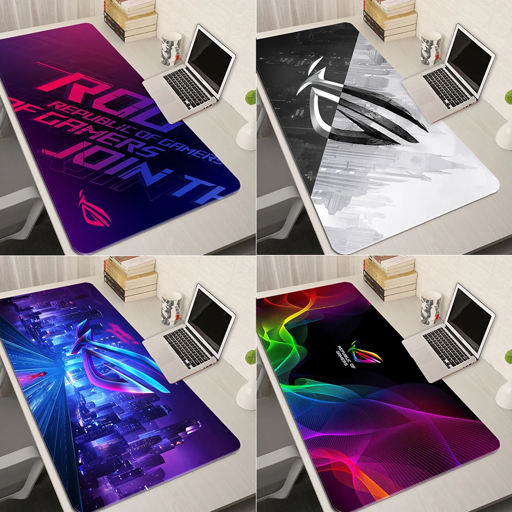 

ROG ASUS 900x400 XXL Rubber Large PC Mousepad Gamer Gaming Mouse Pad Accessories Desk Keyboard Mat Computer Laptop LOL Mausepad