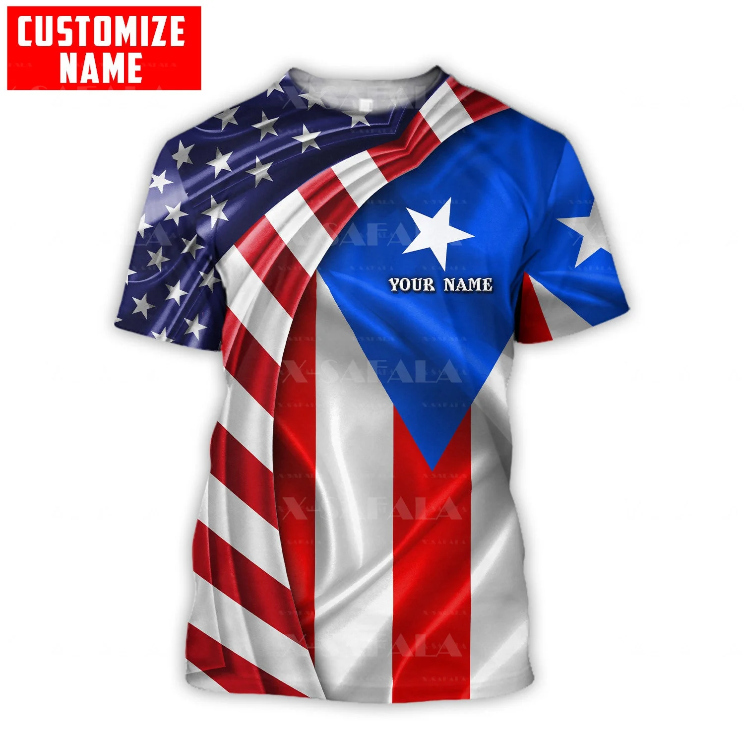 

Puerto Rico Sol Taino Poster Flag Coat Of Arms 3D Print Mesh Fiber TShirt Tops Summer Tee Men Streetwear Short Sleeve Casual