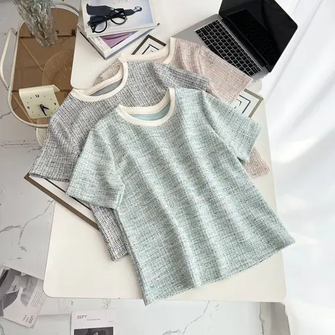 100 кг модный топ темперамент шикарные футболки с короткими рукавами больших размеров повседневная футболка с короткими рукавами для женщин 665