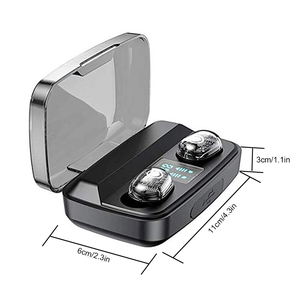 

Bluetooth True Wireless Stereo Earbuds Hifi Earphone Handsfree Call Headphone with Charging Case