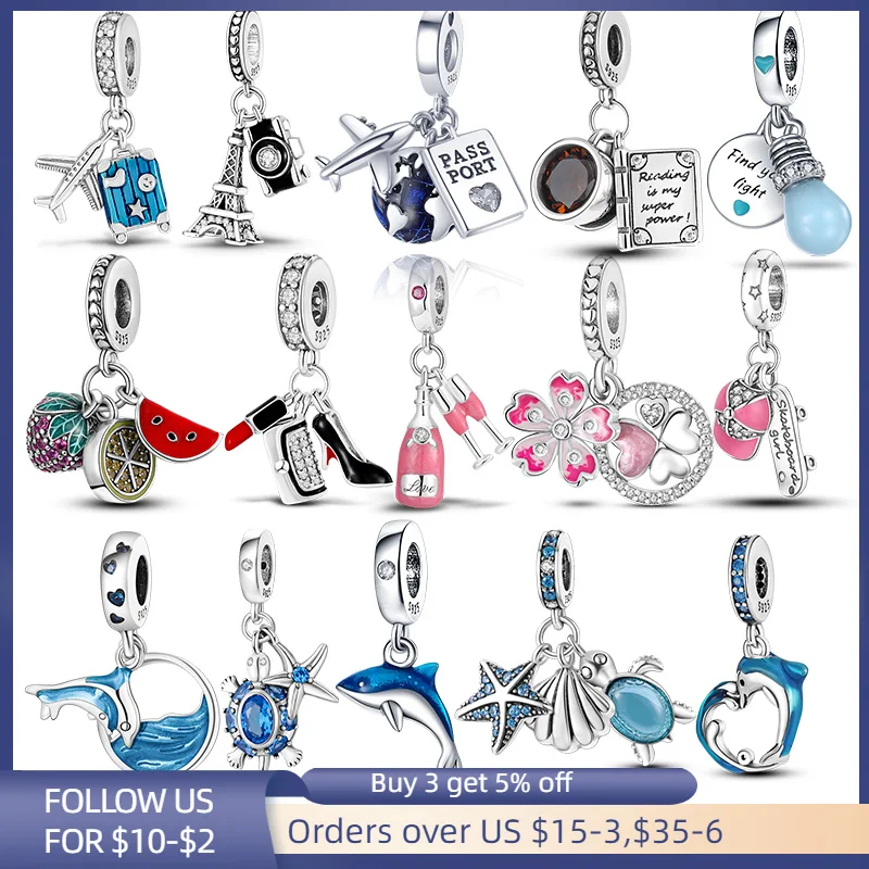 Подвеска-шарм Женская из серебра 925 пробы в виде книги и кофейной чашки - купить по