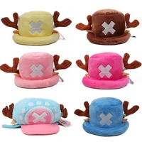 anime one piece kawaii plush toys cosplay tony chopper cotton hat warm winter cap for costume adult unisex accessories gifts